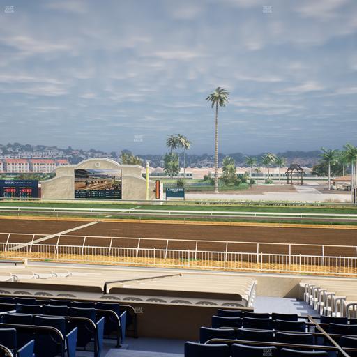 Del Mar Thoroughbred Club - Section Clubhouse Box 7 D Lvl 2 Seat View