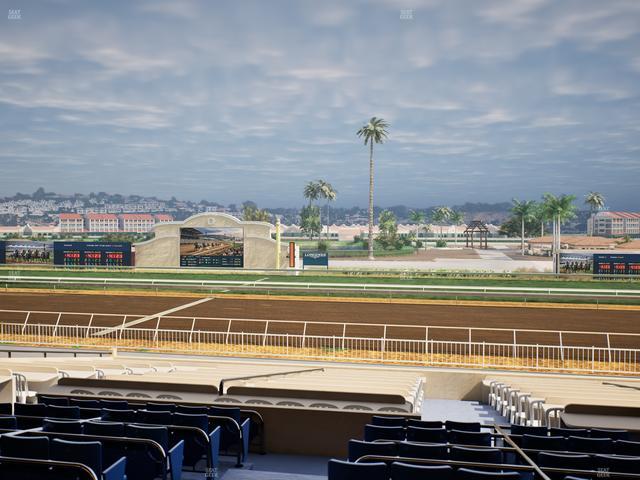 Del Mar Thoroughbred Club - Section Clubhouse Box 7 D Lvl 2 Seat View