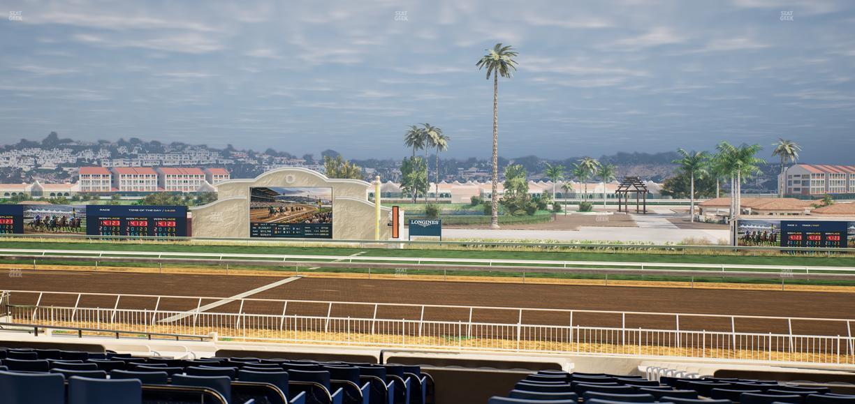 Del Mar Thoroughbred Club - Section Clubhouse Box 7 E Lvl 3 Seat View
