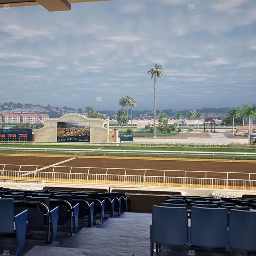 Del Mar Thoroughbred Club - Section Clubhouse Box 7 E Lvl 3 Seat View
