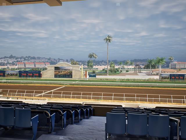 Del Mar Thoroughbred Club - Section Clubhouse Box 7 E Lvl 3 Seat View