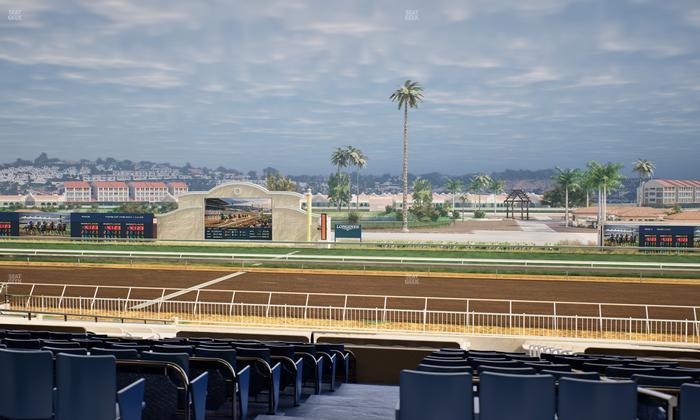 Del Mar Thoroughbred Club - Section Clubhouse Box 7 E Lvl 3 Seat View