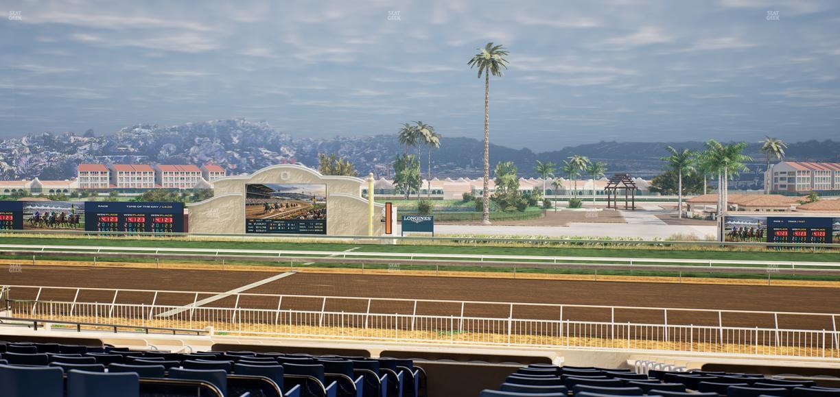 Del Mar Thoroughbred Club - Section Clubhouse Box 7 E Lvl 3 Seat View