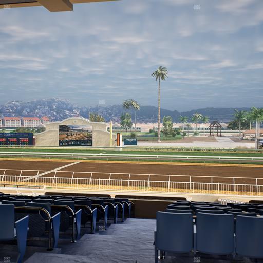 Del Mar Thoroughbred Club - Section Clubhouse Box 7 E Lvl 3 Seat View