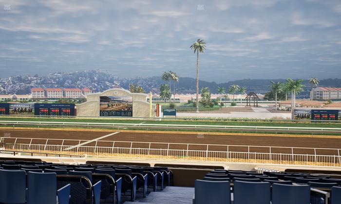 Del Mar Thoroughbred Club - Section Clubhouse Box 7 E Lvl 3 Seat View