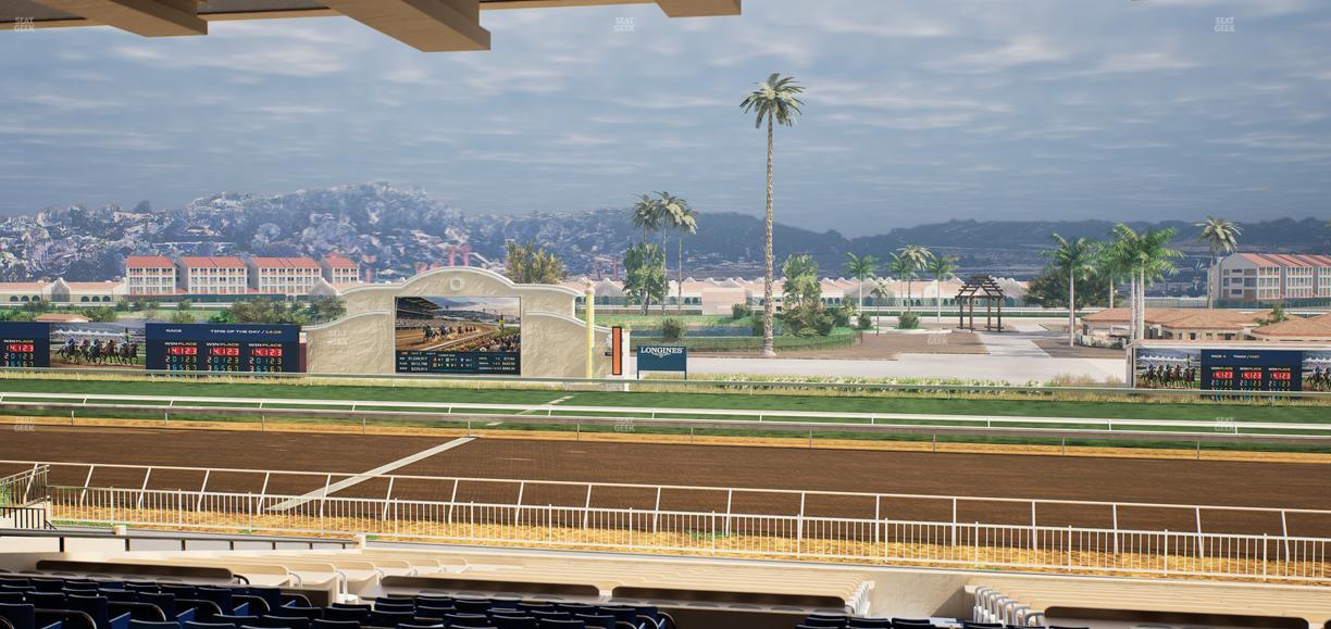 Del Mar Thoroughbred Club - Section Clubhouse Box 7 G Lvl 3 Seat View