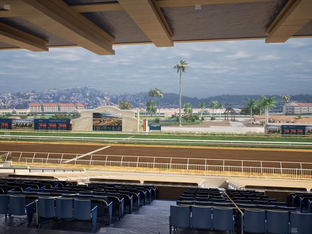 Del Mar Thoroughbred Club - Section Clubhouse Box 7 G Lvl 3 Seat View