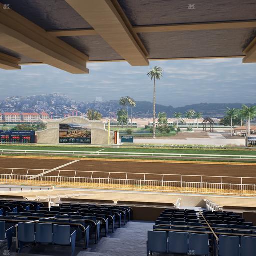Del Mar Thoroughbred Club - Section Clubhouse Box 7 H Lvl 3 Seat View