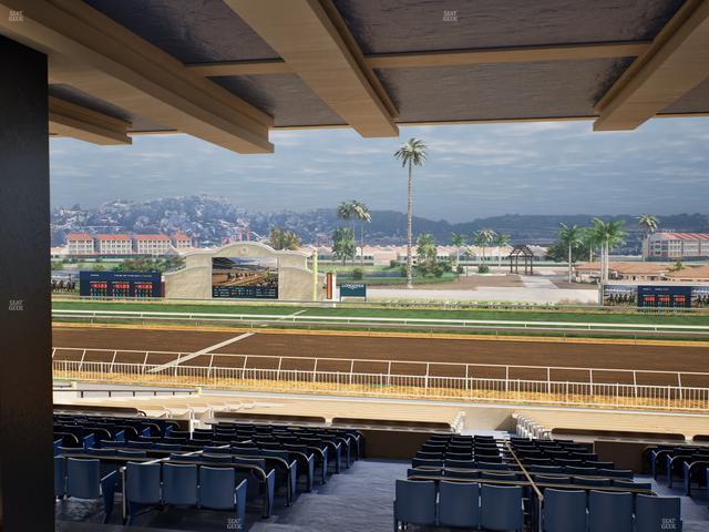 Del Mar Thoroughbred Club - Section Clubhouse Box 7 H Lvl 3 Seat View