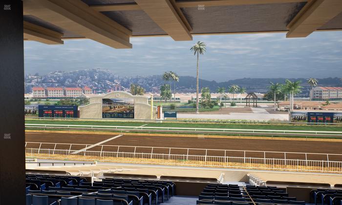 Del Mar Thoroughbred Club - Section Clubhouse Box 7 H Lvl 3 Seat View