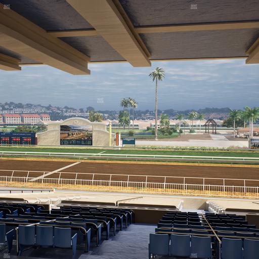 Del Mar Thoroughbred Club - Section Clubhouse Box 7 H Lvl 3 Seat View