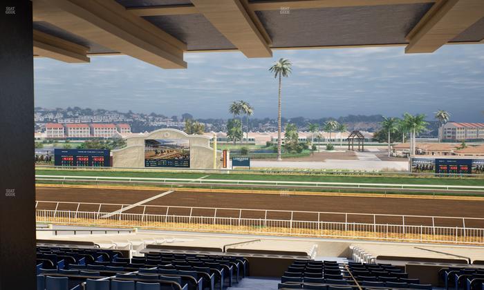 Del Mar Thoroughbred Club - Section Clubhouse Box 7 H Lvl 3 Seat View