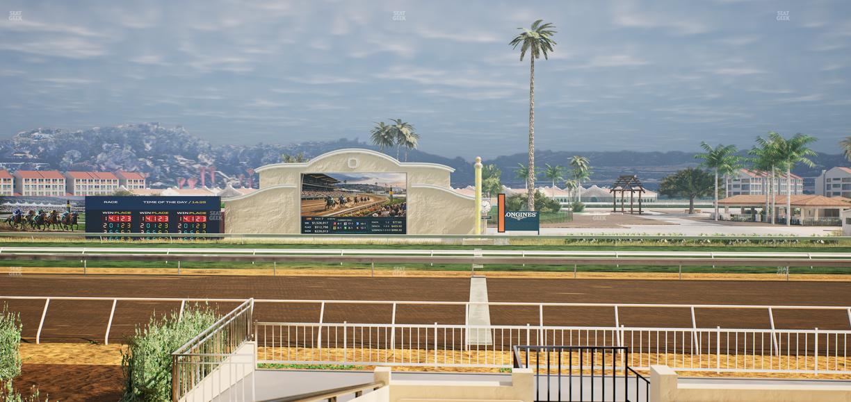 Del Mar Thoroughbred Club - Section Clubhouse Box 701 Lvl 1 Seat View