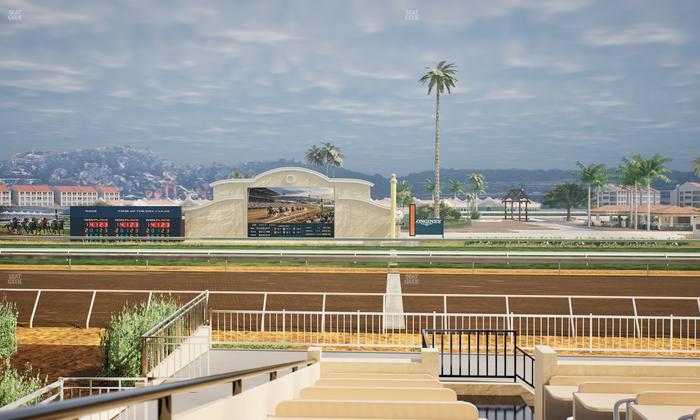 Del Mar Thoroughbred Club - Section Clubhouse Box 701 Lvl 1 Seat View