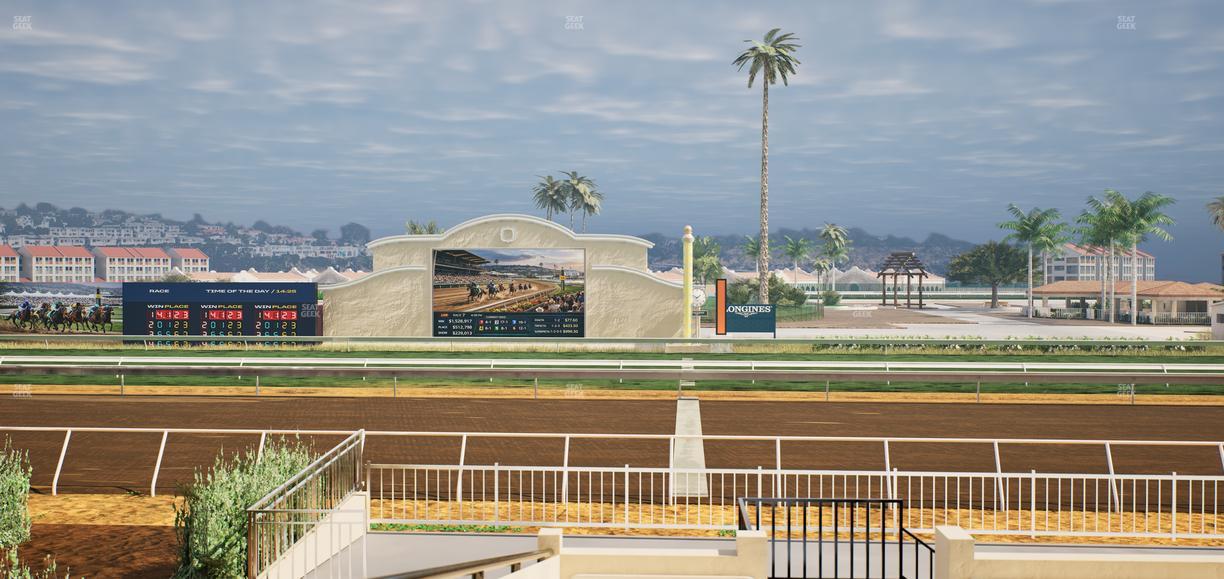 Del Mar Thoroughbred Club - Section Clubhouse Box 701 Lvl 1 Seat View