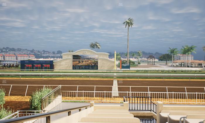 Del Mar Thoroughbred Club - Section Clubhouse Box 701 Lvl 1 Seat View