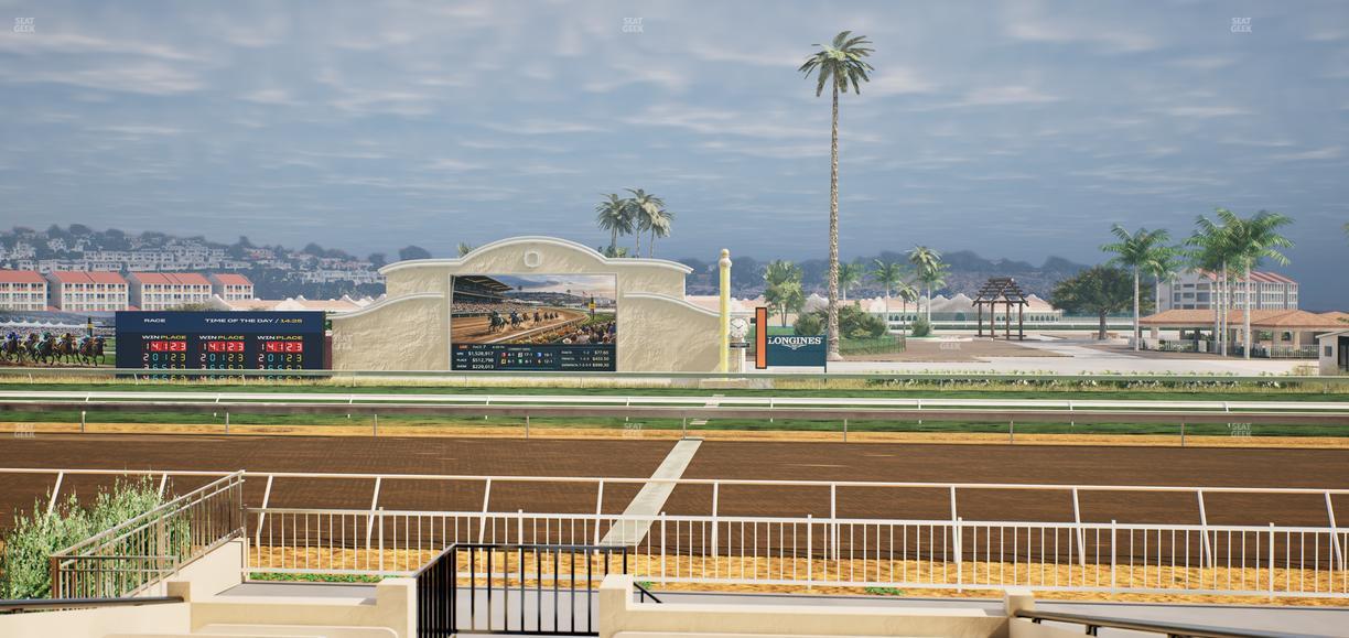 Del Mar Thoroughbred Club - Section Clubhouse Box 702 Lvl 1 Seat View