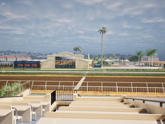 Del Mar Thoroughbred Club - Section Clubhouse Box 702 Lvl 1 Seat View