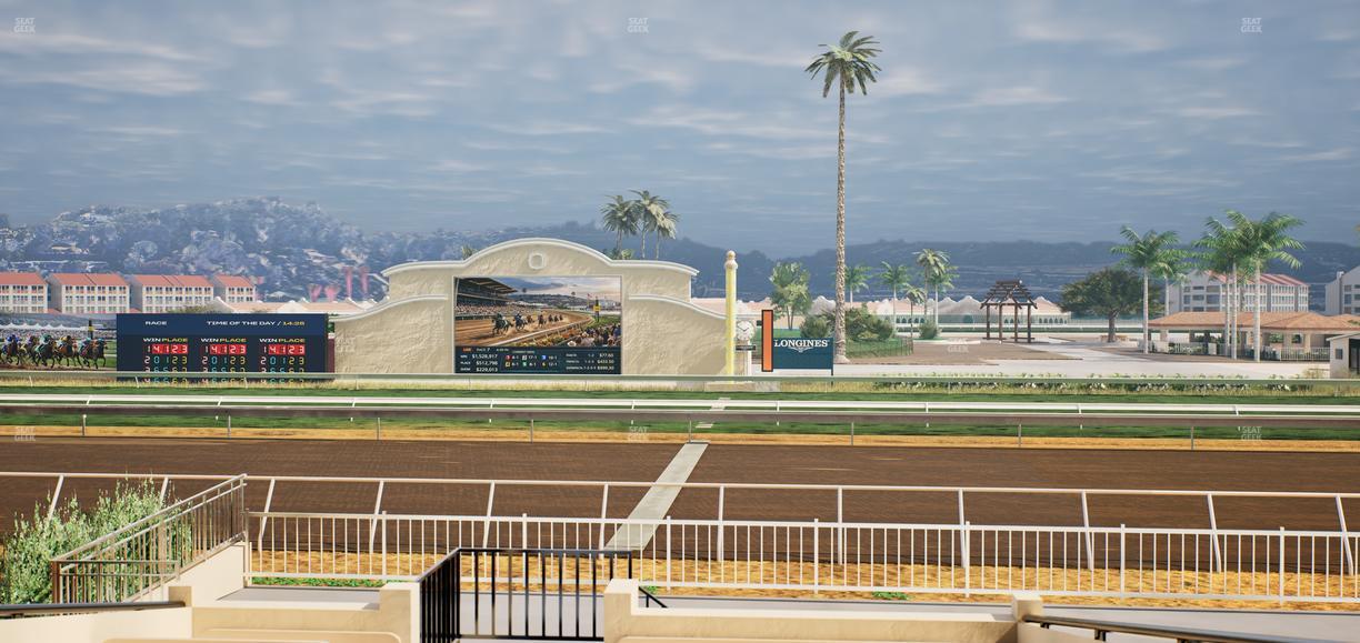 Del Mar Thoroughbred Club - Section Clubhouse Box 702 Lvl 1 Seat View
