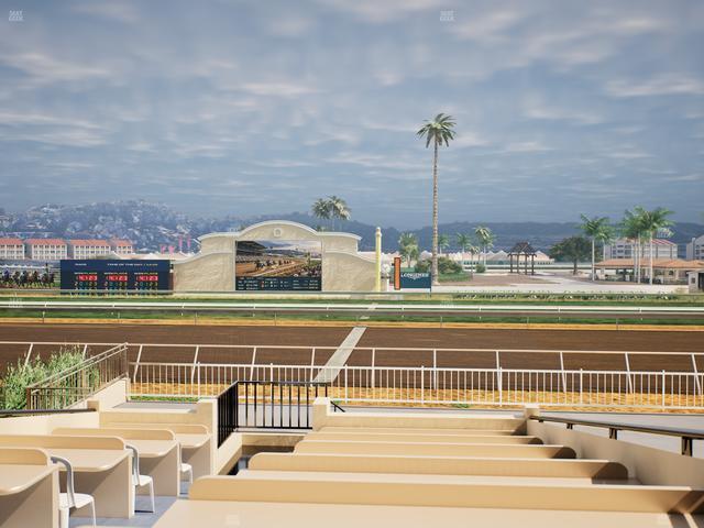 Del Mar Thoroughbred Club - Section Clubhouse Box 702 Lvl 1 Seat View