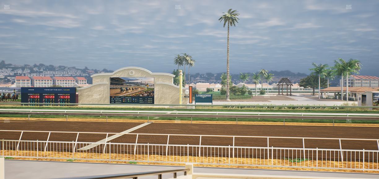 Del Mar Thoroughbred Club - Section Clubhouse Box 703 Lvl 1 Seat View