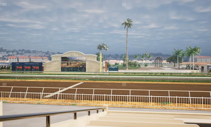 Del Mar Thoroughbred Club - Section Clubhouse Box 703 Lvl 1 Seat View
