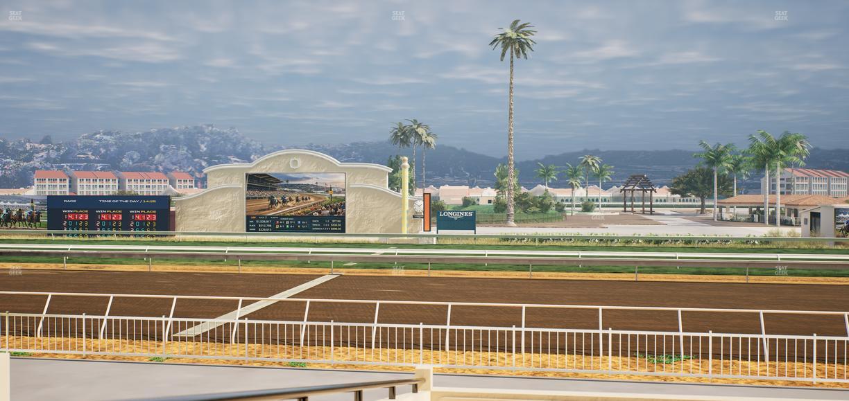 Del Mar Thoroughbred Club - Section Clubhouse Box 703 Lvl 1 Seat View