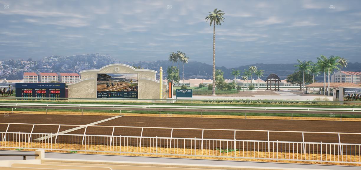 Del Mar Thoroughbred Club - Section Clubhouse Box 704 Lvl 1 Seat View
