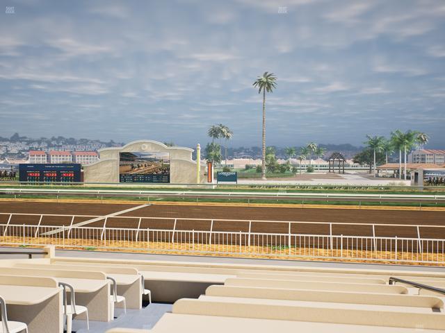 Del Mar Thoroughbred Club - Section Clubhouse Box 704 Lvl 1 Seat View