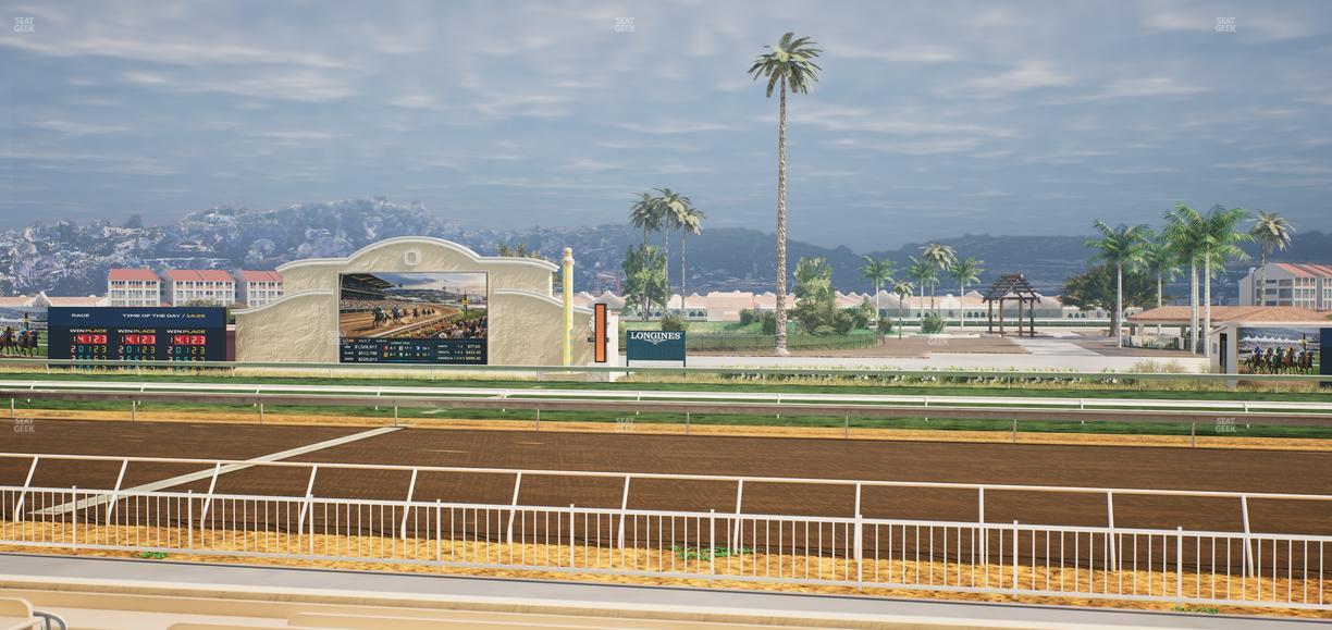 Del Mar Thoroughbred Club - Section Clubhouse Box 705 Lvl 1 Seat View