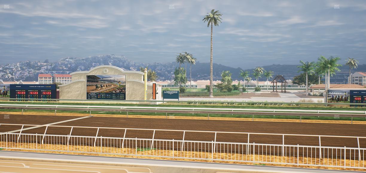 Del Mar Thoroughbred Club - Section Clubhouse Box 706 Lvl 1 Seat View