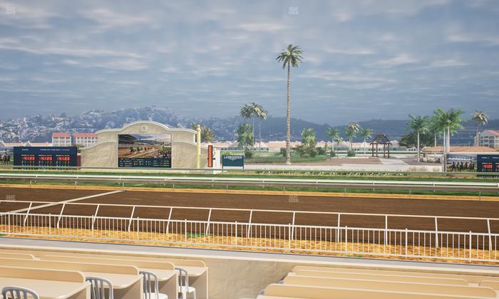 Del Mar Thoroughbred Club - Section Clubhouse Box 706 Lvl 1 Seat View