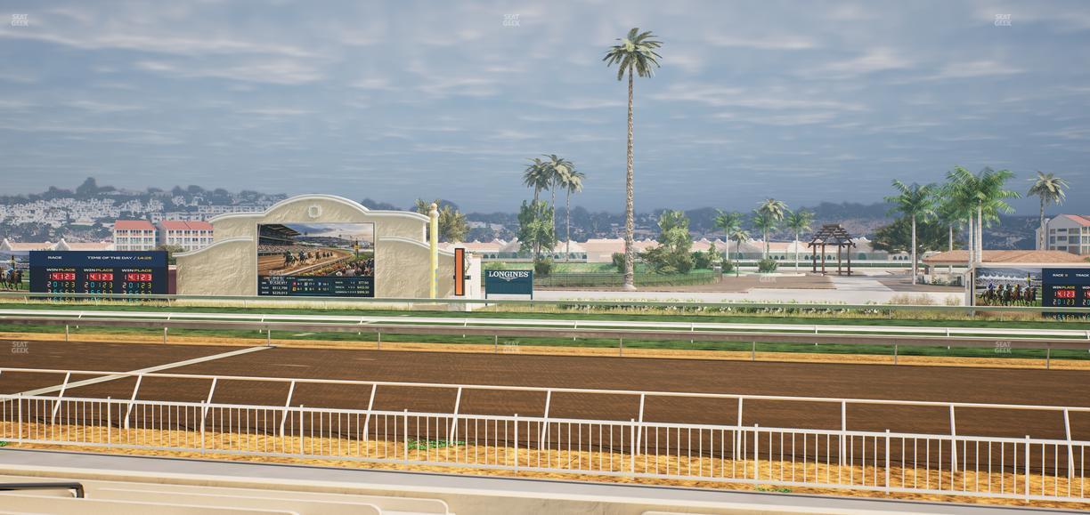 Del Mar Thoroughbred Club - Section Clubhouse Box 706 Lvl 1 Seat View