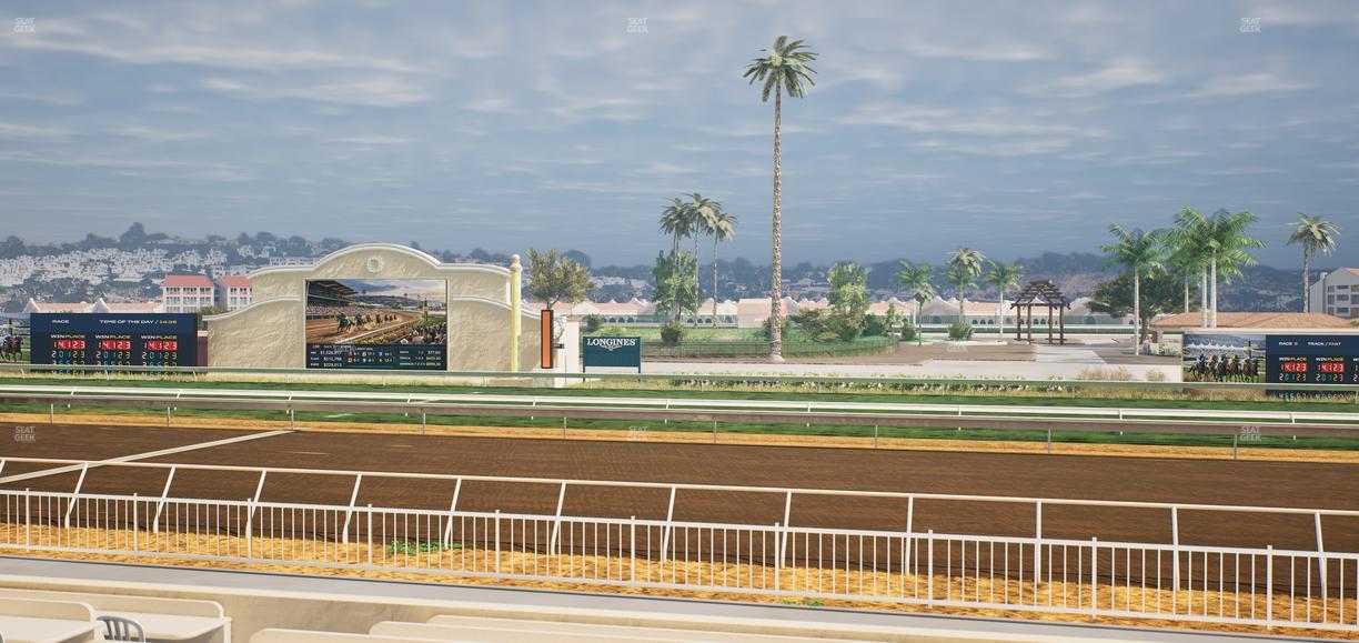Del Mar Thoroughbred Club - Section Clubhouse Box 707 Lvl 1 Seat View