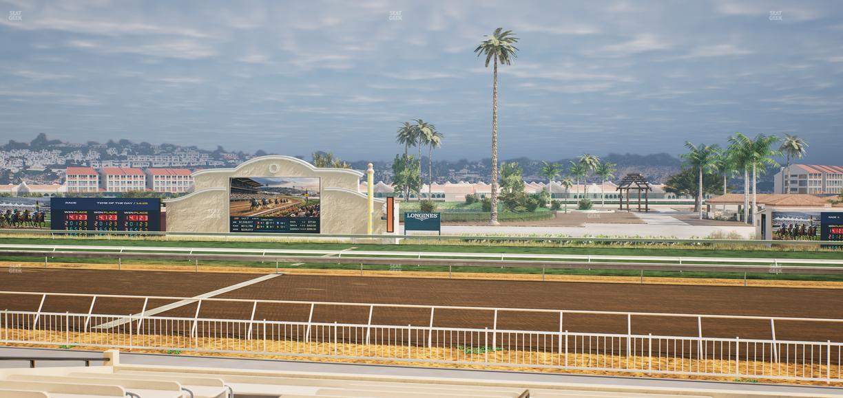 Del Mar Thoroughbred Club - Section Clubhouse Box 8 A Lvl 2 Seat View