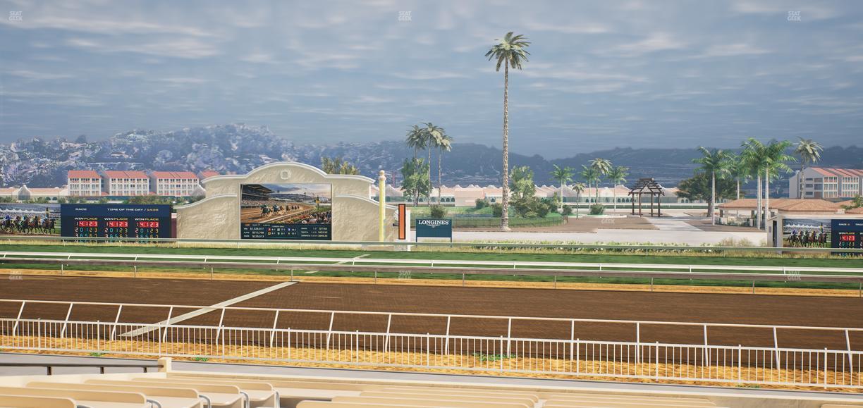 Del Mar Thoroughbred Club - Section Clubhouse Box 8 B Lvl 2 Seat View