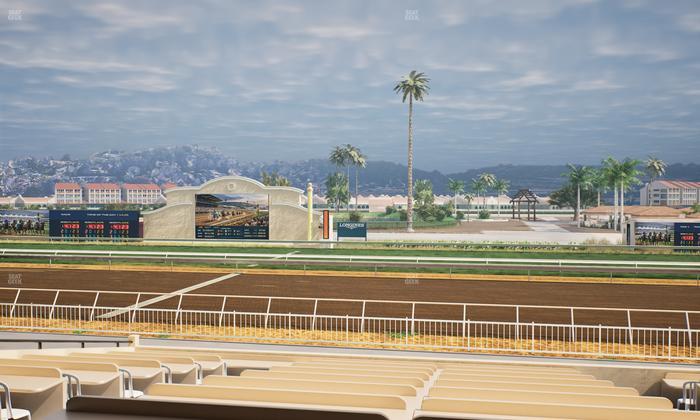 Del Mar Thoroughbred Club - Section Clubhouse Box 8 B Lvl 2 Seat View