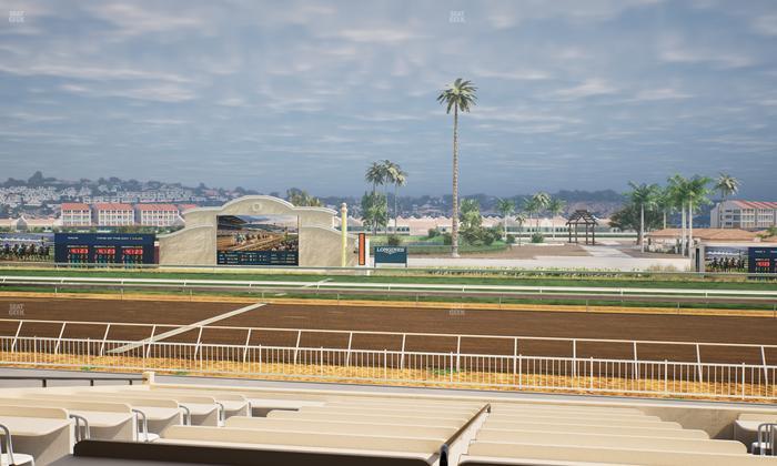 Del Mar Thoroughbred Club - Section Clubhouse Box 8 B Lvl 2 Seat View