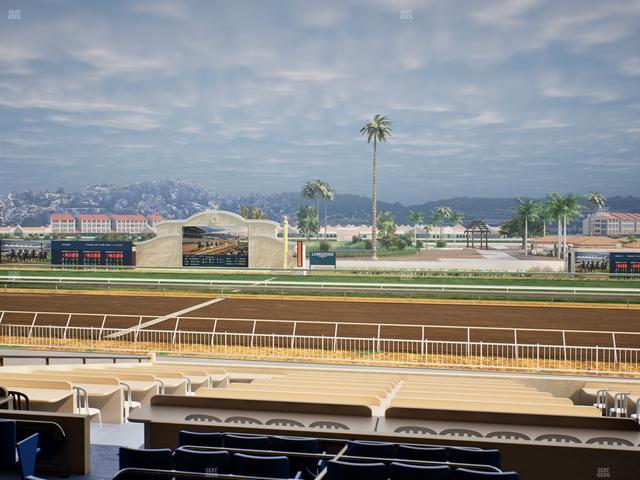 Del Mar Thoroughbred Club - Section Clubhouse Box 8 C Lvl 2 Seat View