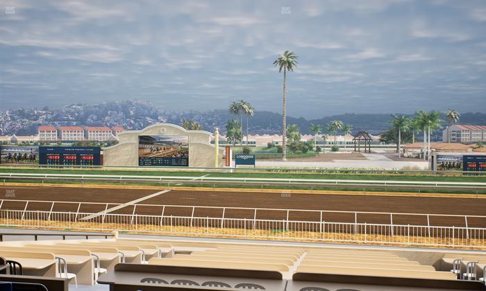 Del Mar Thoroughbred Club - Section Clubhouse Box 8 C Lvl 2 Seat View