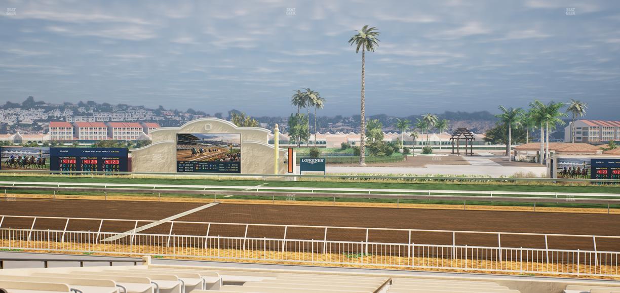 Del Mar Thoroughbred Club - Section Clubhouse Box 8 C Lvl 2 Seat View