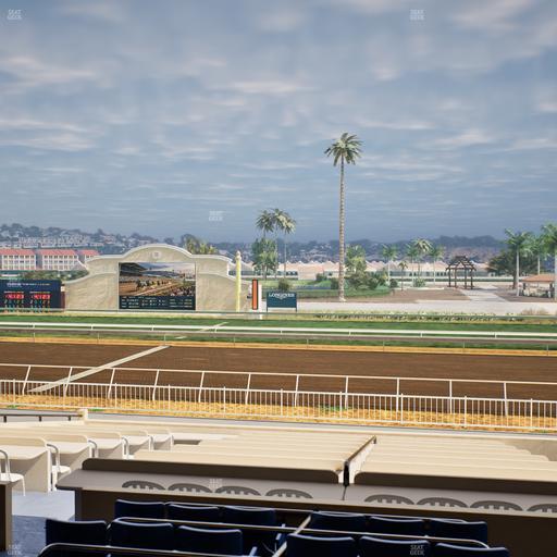 Del Mar Thoroughbred Club - Section Clubhouse Box 8 C Lvl 2 Seat View