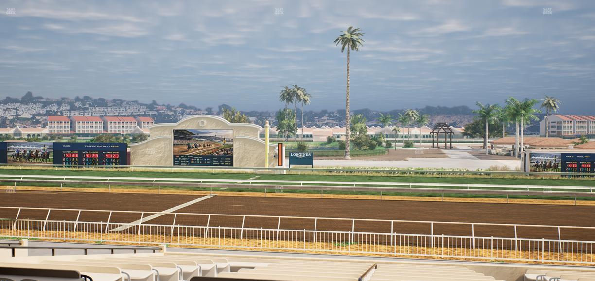 Del Mar Thoroughbred Club - Section Clubhouse Box 8 D Lvl 2 Seat View