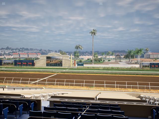 Del Mar Thoroughbred Club - Section Clubhouse Box 8 D Lvl 2 Seat View
