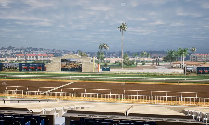 Del Mar Thoroughbred Club - Section Clubhouse Box 8 D Lvl 2 Seat View