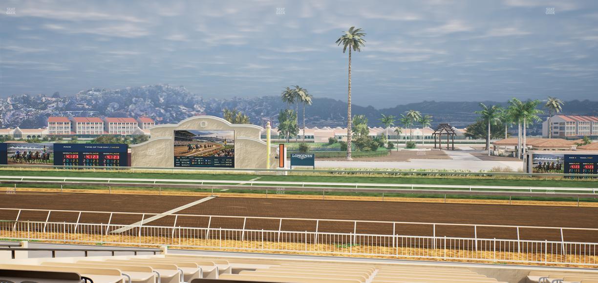 Del Mar Thoroughbred Club - Section Clubhouse Box 8 D Lvl 2 Seat View