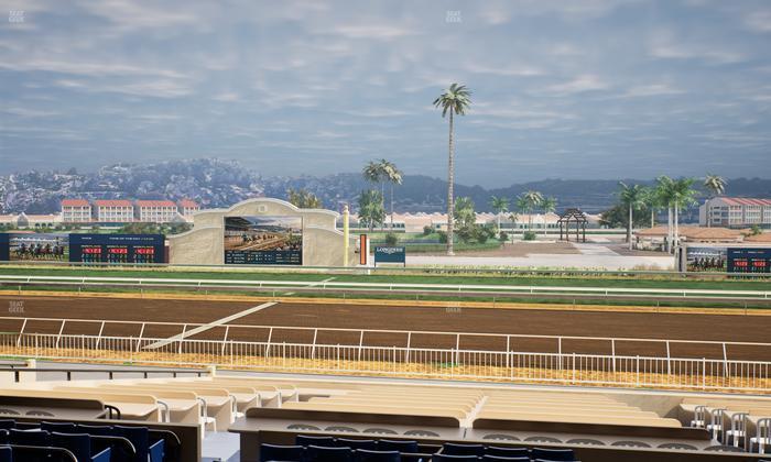 Del Mar Thoroughbred Club - Section Clubhouse Box 8 D Lvl 2 Seat View