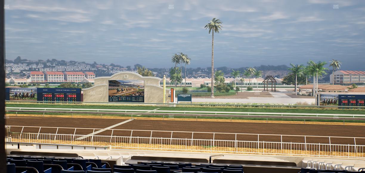 Del Mar Thoroughbred Club - Section Clubhouse Box 8 E Lvl 3 Seat View