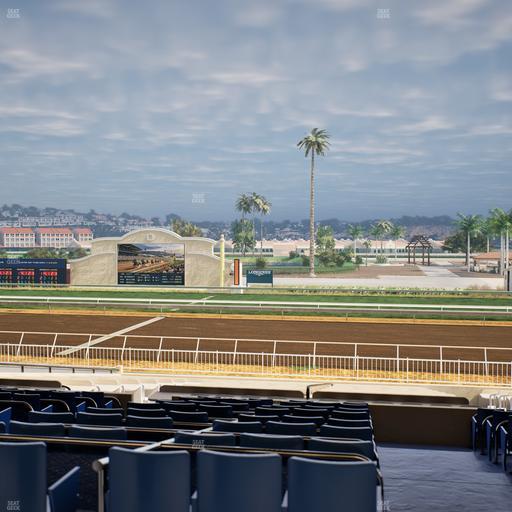 Del Mar Thoroughbred Club - Section Clubhouse Box 8 E Lvl 3 Seat View