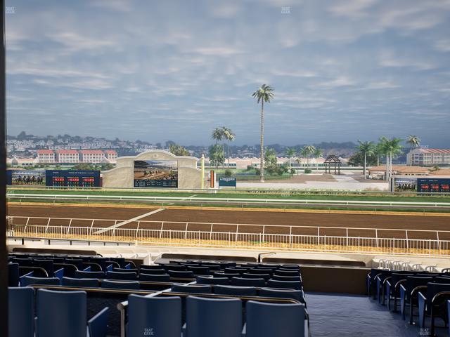 Del Mar Thoroughbred Club - Section Clubhouse Box 8 E Lvl 3 Seat View